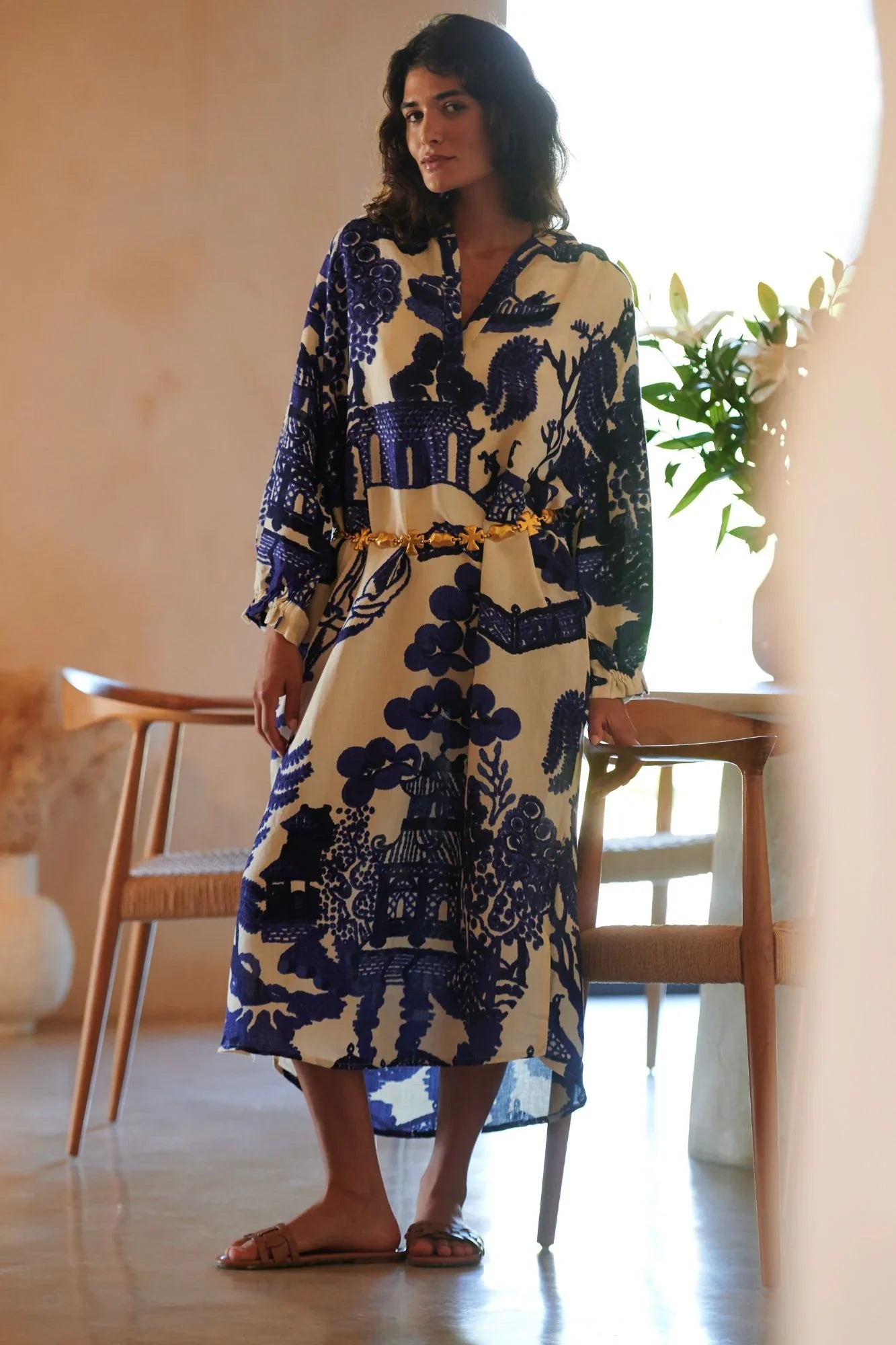 Blue Giant Willow Raglan Dress - Clothing - Scotland