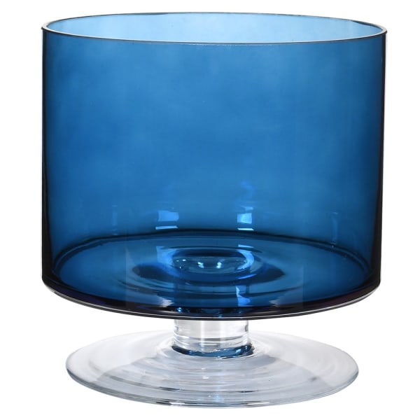 Blue Glass Hurricane - The Nancy Smillie Shop - Art, Jewellery & Designer Gifts Glasgow