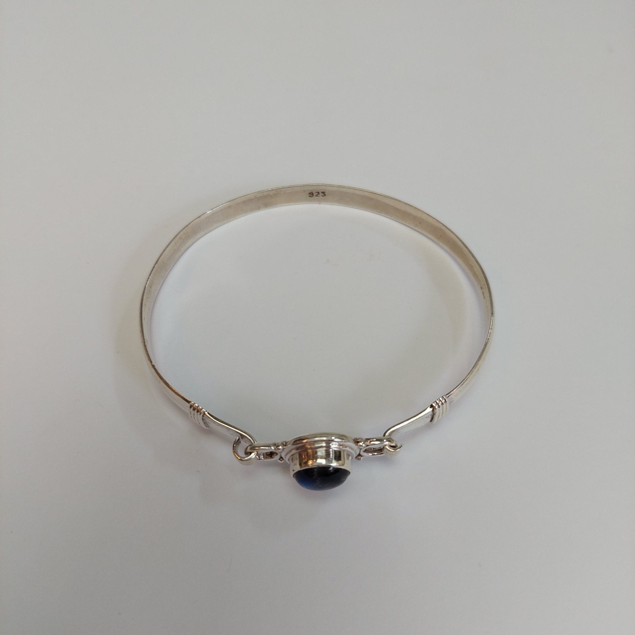 Blue Moonstone Bangle - The Nancy Smillie Shop - Art, Jewellery & Designer Gifts Glasgow