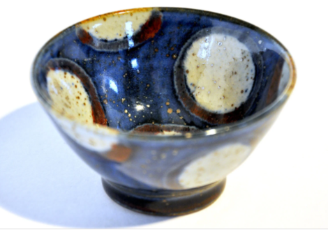 Blue Spot Mini Olive Bowl - The Nancy Smillie Shop - Art, Jewellery & Designer Gifts Glasgow