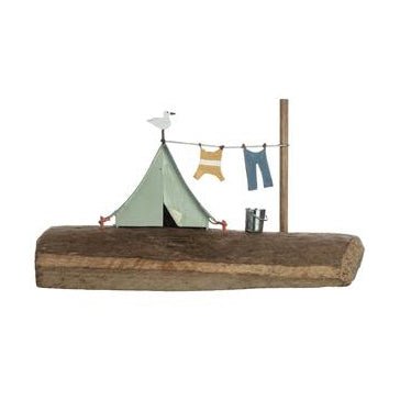 Blue Tent Scene - The Nancy Smillie Shop - Art, Jewellery & Designer Gifts Glasgow