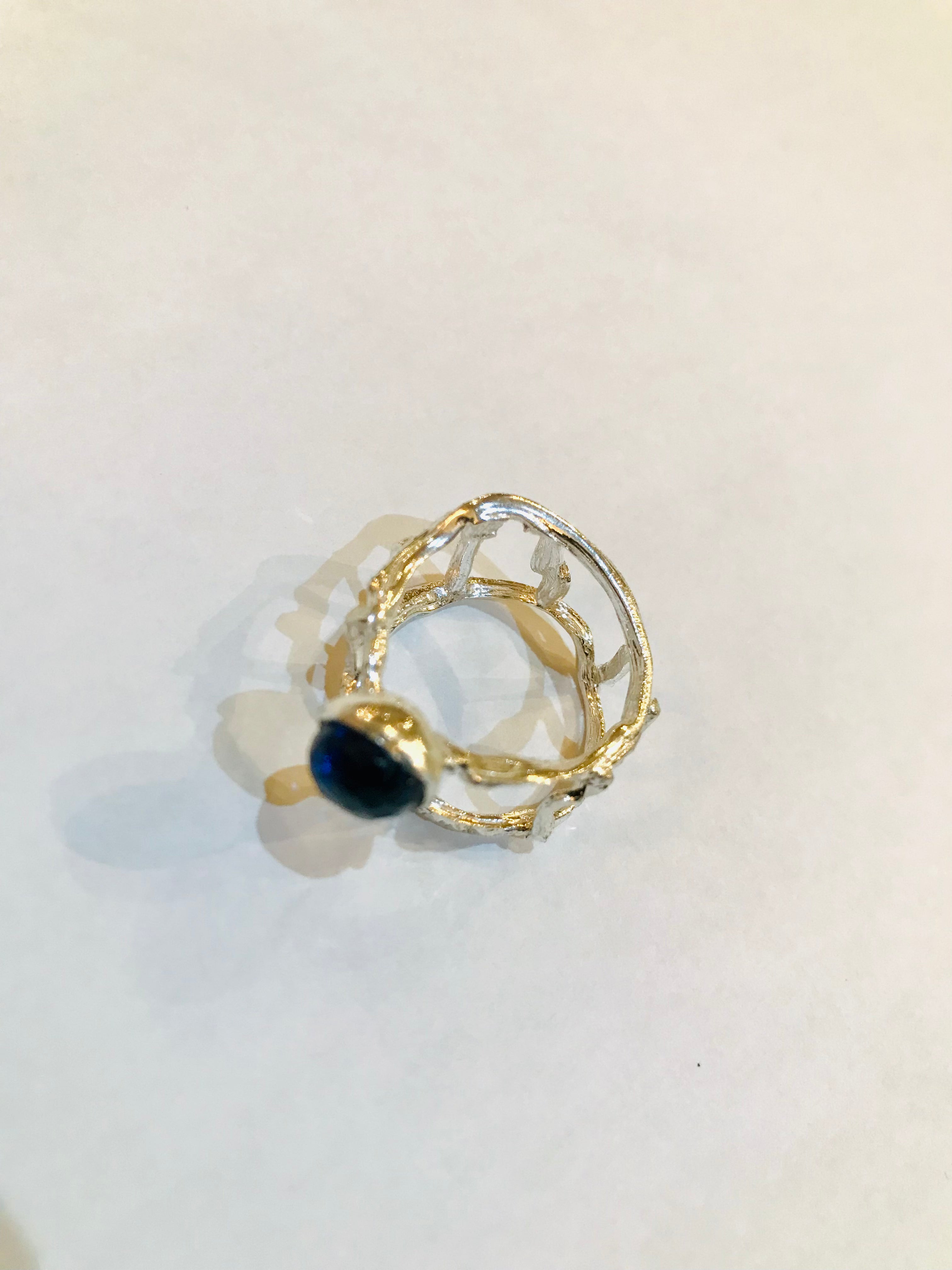 Blue Topaz Quartz Ring - The Nancy Smillie Shop - Art, Jewellery & Designer Gifts Glasgow