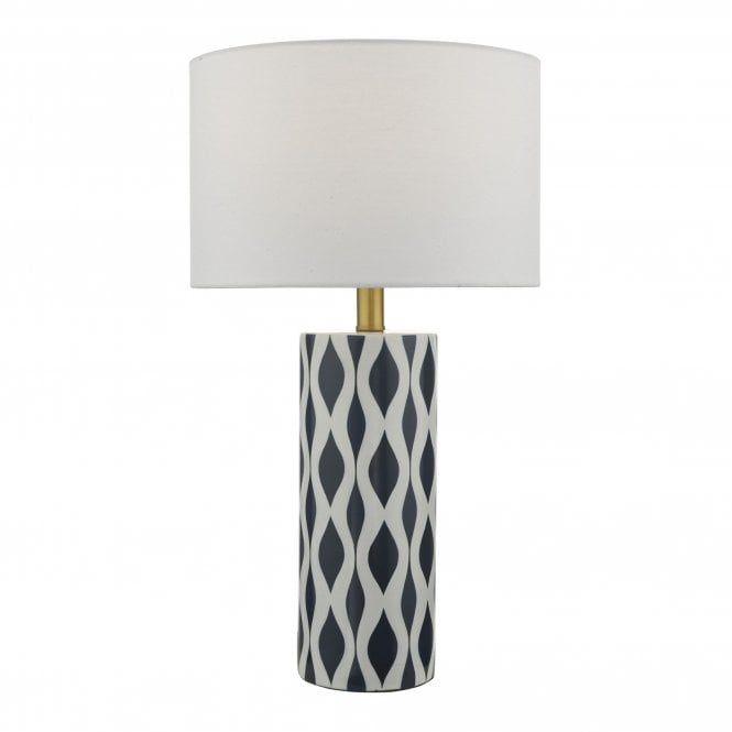 Blue & White Table Lamp - The Nancy Smillie Shop - Art, Jewellery & Designer Gifts Glasgow