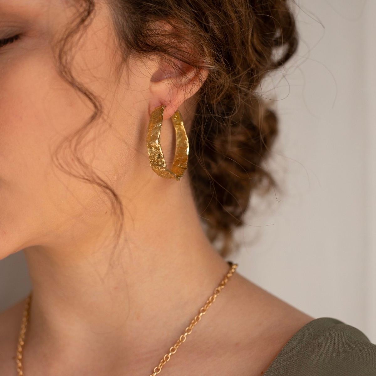 Bronze Earrings - The Nancy Smillie Shop - Art, Jewellery & Designer Gifts Glasgow