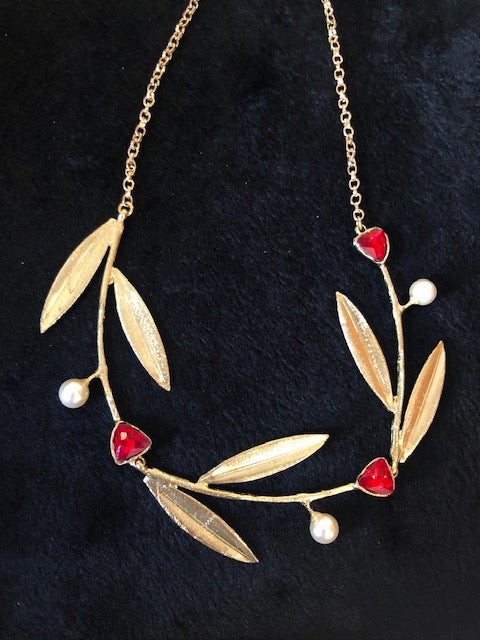 Bronze, Red & Pearl NK - The Nancy Smillie Shop - Art, Jewellery & Designer Gifts Glasgow