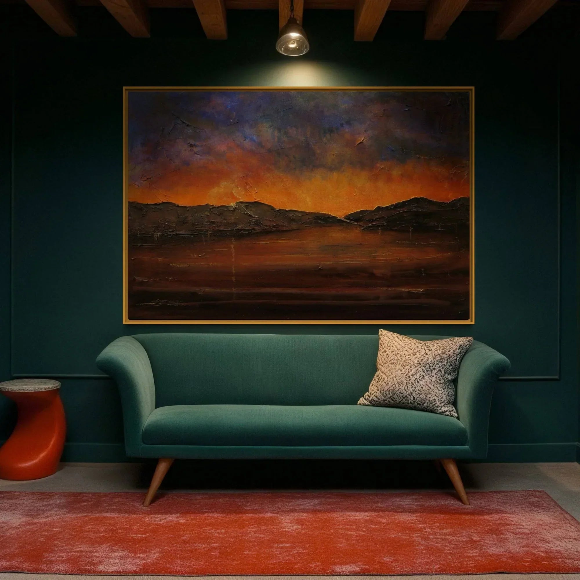 A Brooding Clyde Dusk  | Statement Interior Wall Art from Scotland