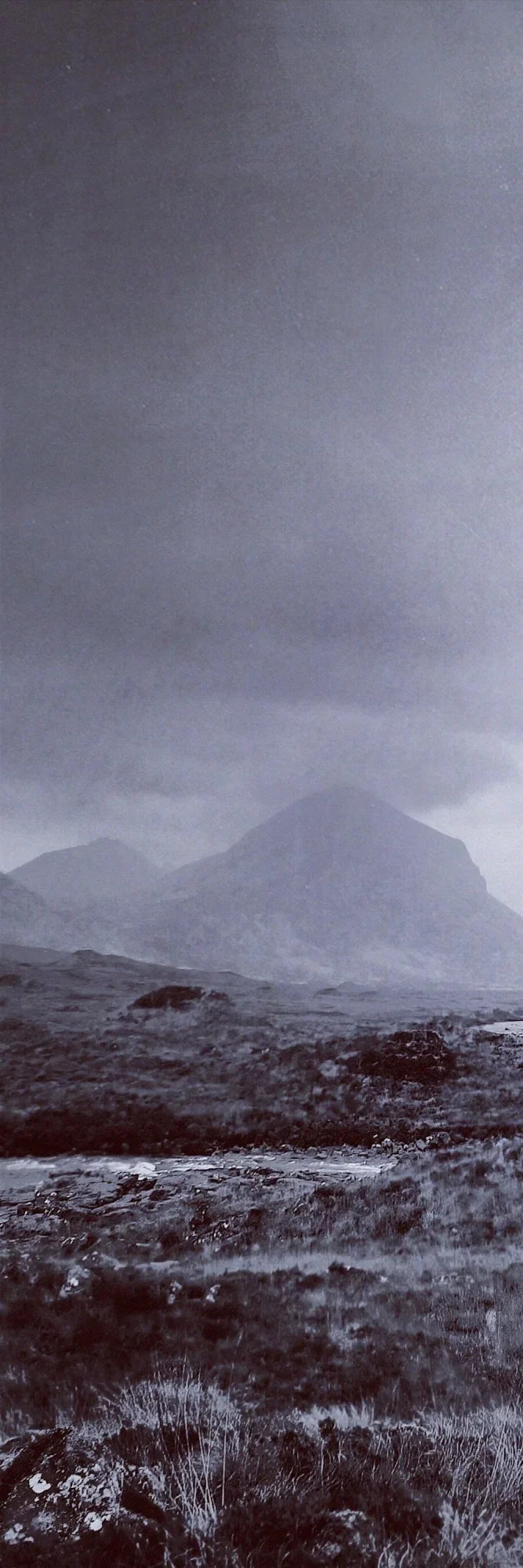 A Brooding Cuillin Skye Triptych  | Statement Interior Wall Art from Scotland
