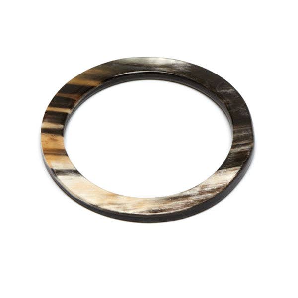 Buffalo horn Bangle -Black Natural - AVADA - Best Sellers - Scotland