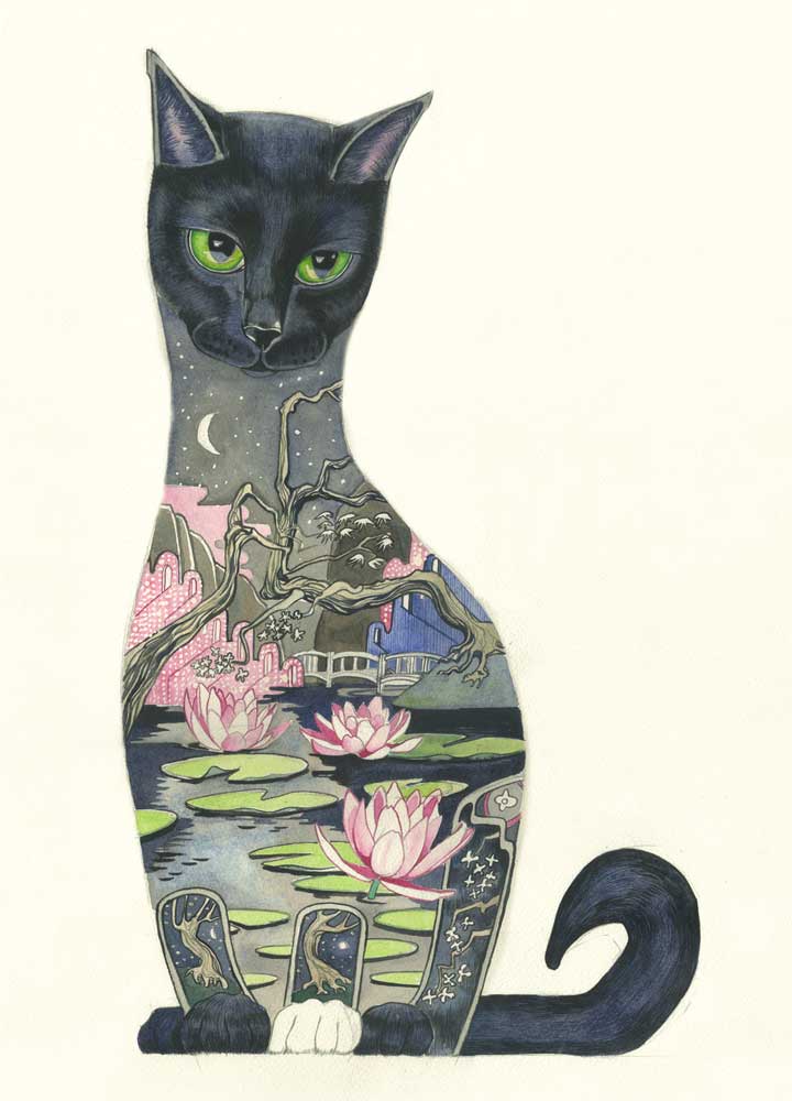 Black Cat Card