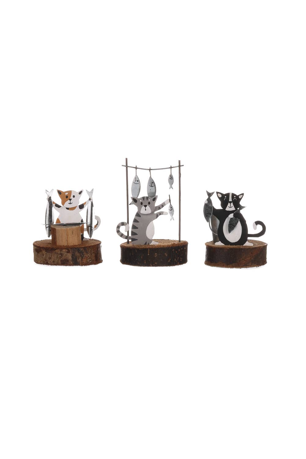 Mixed Cats Fish Mongers (4 Of Each)