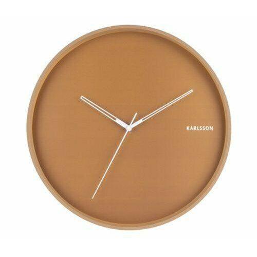 Caramel Brown Hue Wall Clock - The Nancy Smillie Shop - Art, Jewellery & Designer Gifts Glasgow