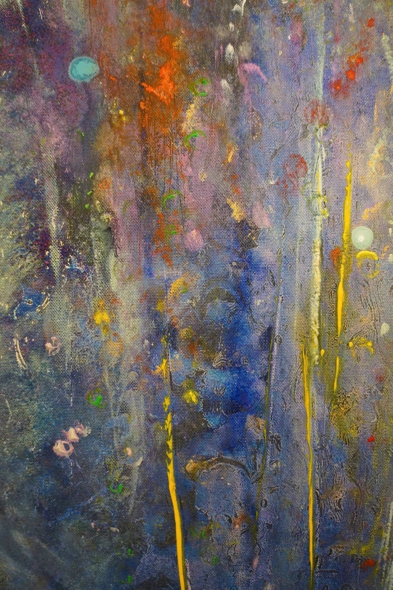 Caringorms Waterfall Abstract  | Statement Interior Wall Art from Scotland