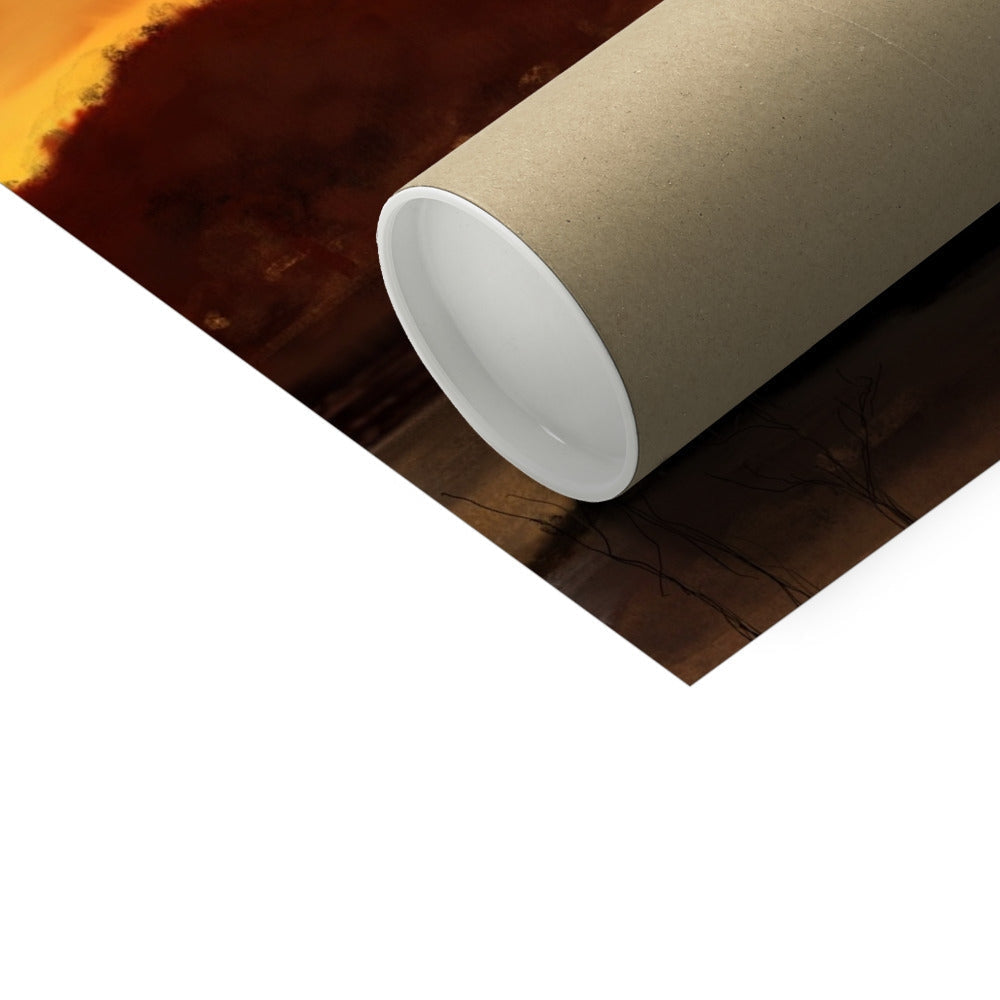 Castle Stalker Dusk Artist Proof Collector Print - All Art Prints - Scotland