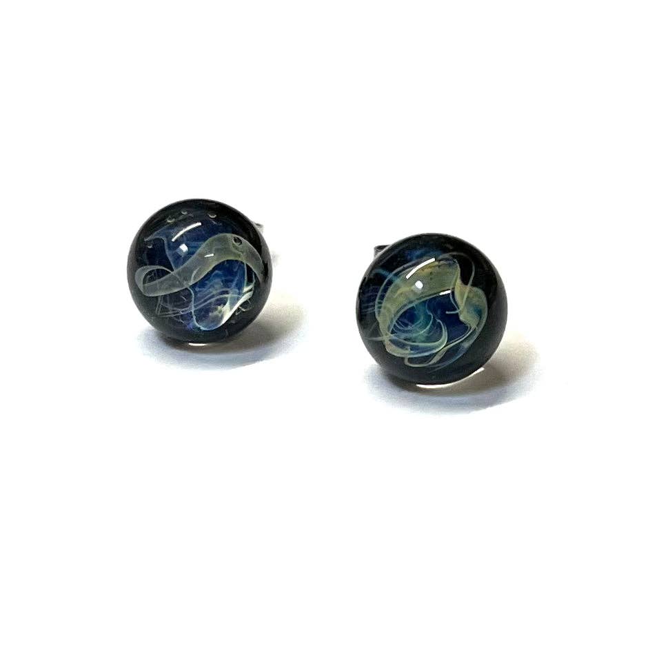 Centaurus Celestial Studs Handmade Glass - Gifts Under £15 - Scotland
