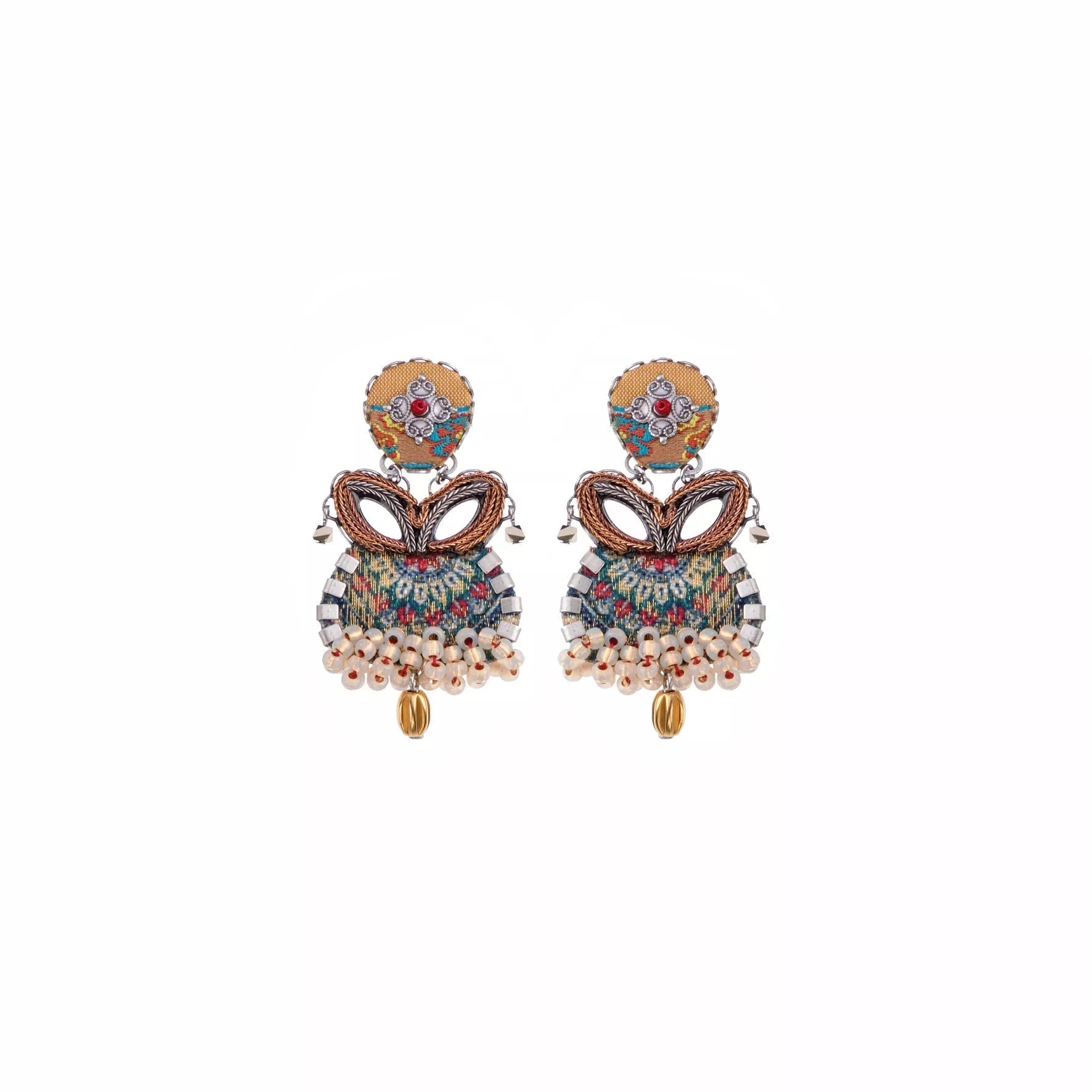 Champagne Pari Earrings - The Nancy Smillie Shop - Art, Jewellery & Designer Gifts Glasgow