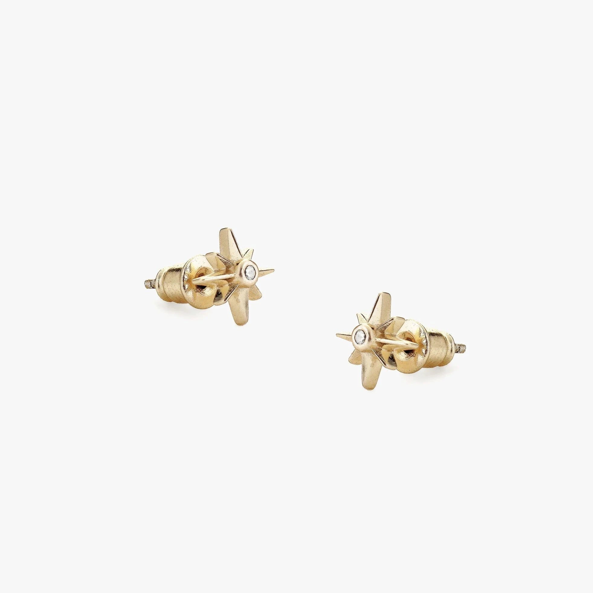 Chance Earrings Gold - The Nancy Smillie Shop - Art, Jewellery & Designer Gifts Glasgow