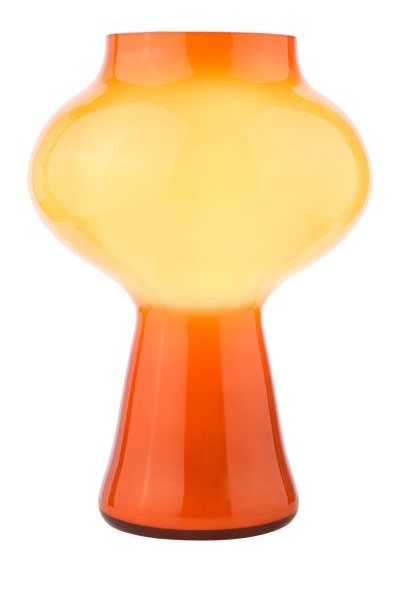 Chrissy Lamp orange glass
