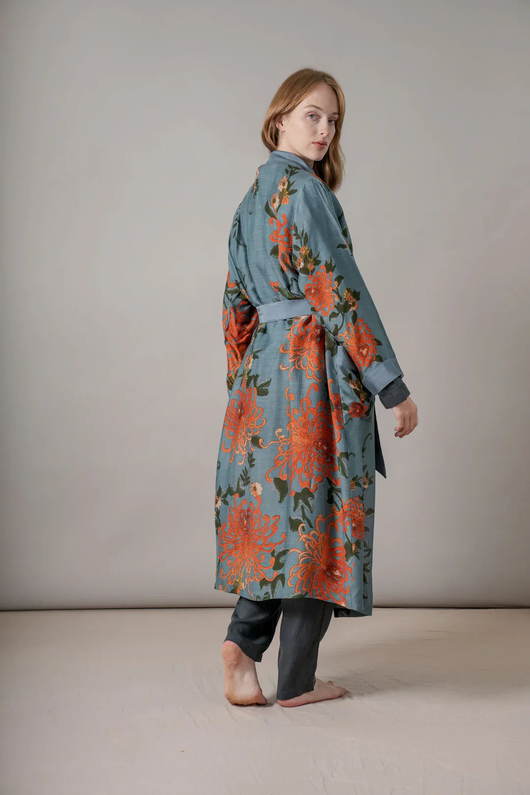 Chrysanthemum grey Gown - Clothing - Scotland
