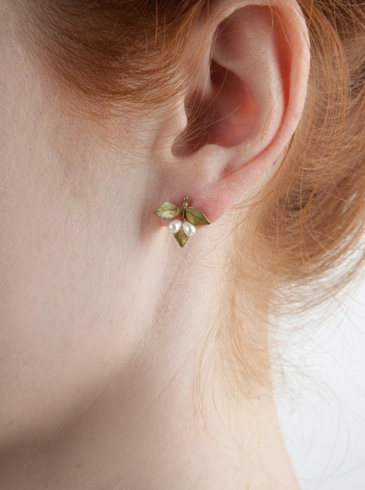 Clip-On Myrtle Earrings - The Nancy Smillie Shop - Art, Jewellery & Designer Gifts Glasgow