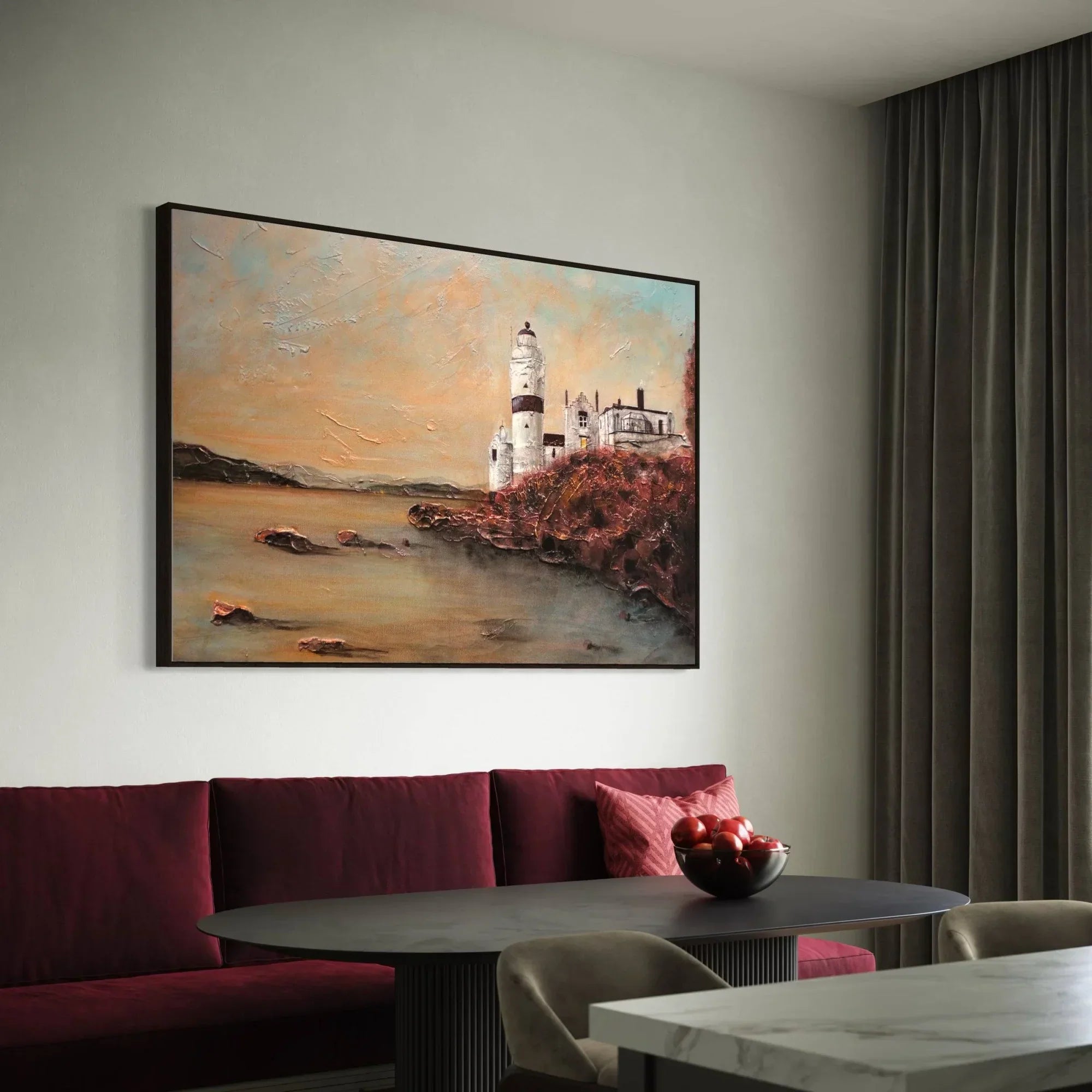 Cloch Lighthouse Dawn | Statement Interior Wall Art from Scotland - All Prints