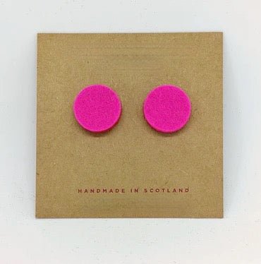 Colourful Felt Studs - The Nancy Smillie Shop - Art, Jewellery & Designer Gifts Glasgow