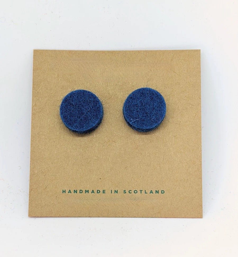 Colourful Felt Studs - The Nancy Smillie Shop - Art, Jewellery & Designer Gifts Glasgow