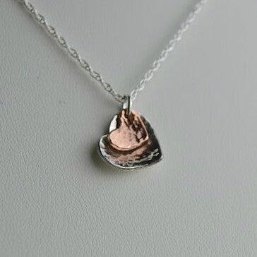 Copper Heart Necklace - The Nancy Smillie Shop - Art, Jewellery & Designer Gifts Glasgow