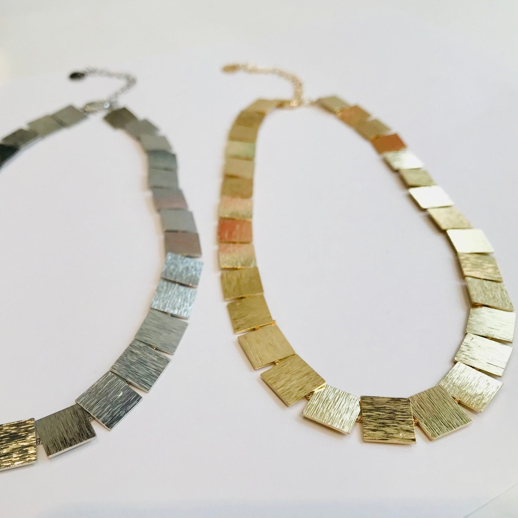 Corine Square Collar Necklace - The Nancy Smillie Shop - Art, Jewellery & Designer Gifts Glasgow