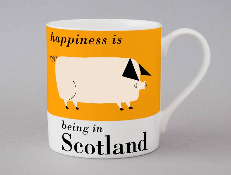 Country & Coast Mugs Scotland: Cycling | Green - Scotland