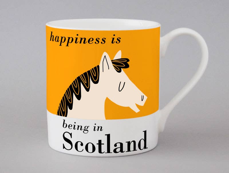Country & Coast Mugs Scotland: Cycling | Green - Scotland
