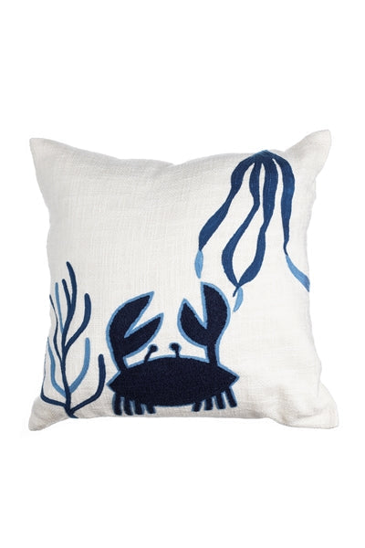 Crab Cushion - The Nancy Smillie Shop - Art, Jewellery & Designer Gifts Glasgow