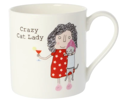 Crazy Cat Lady Mug - The Nancy Smillie Shop - Art, Jewellery & Designer Gifts Glasgow