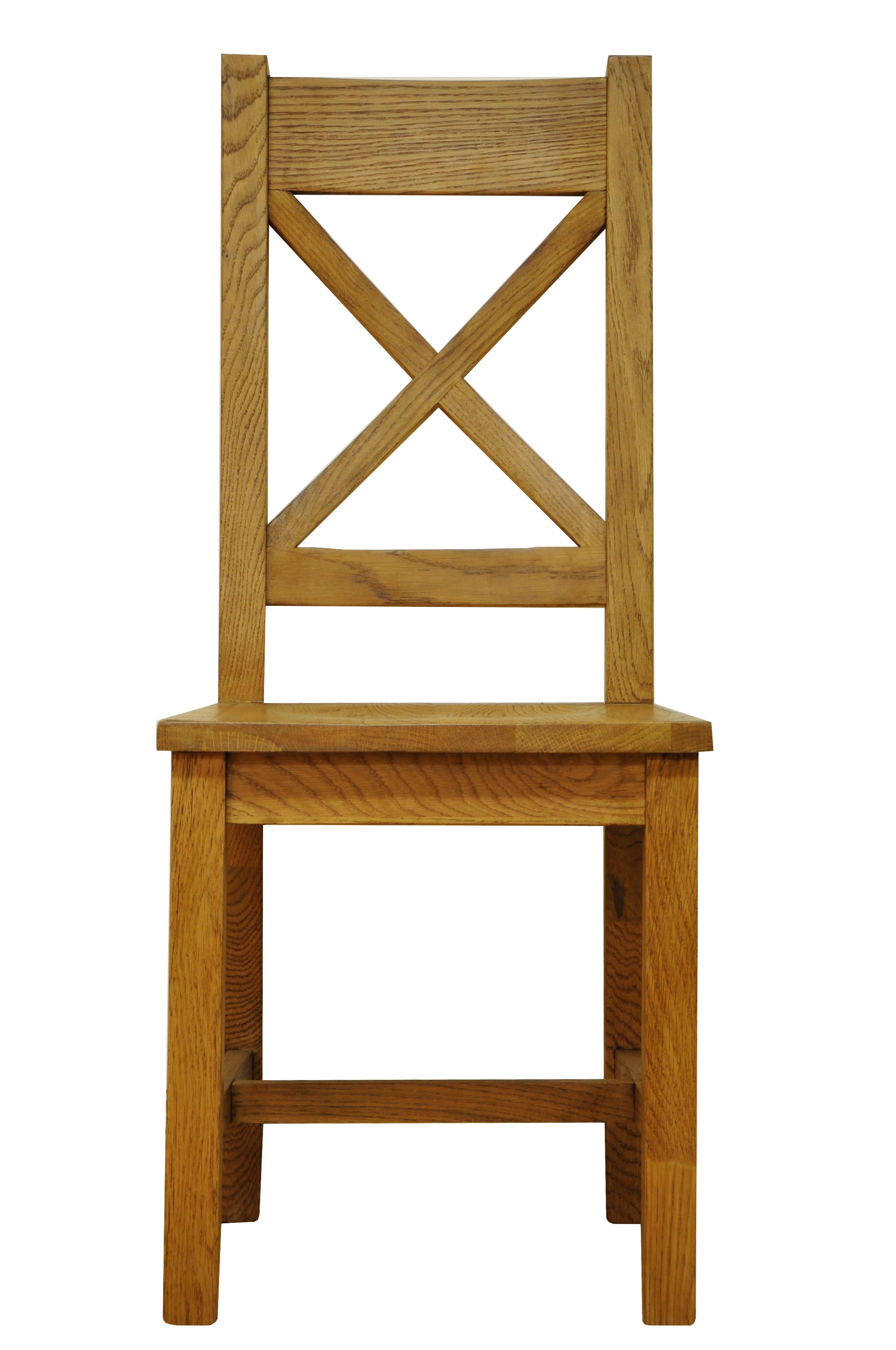 Cross Back Chair Wooden Seat - The Nancy Smillie Shop - Art, Jewellery & Designer Gifts Glasgow