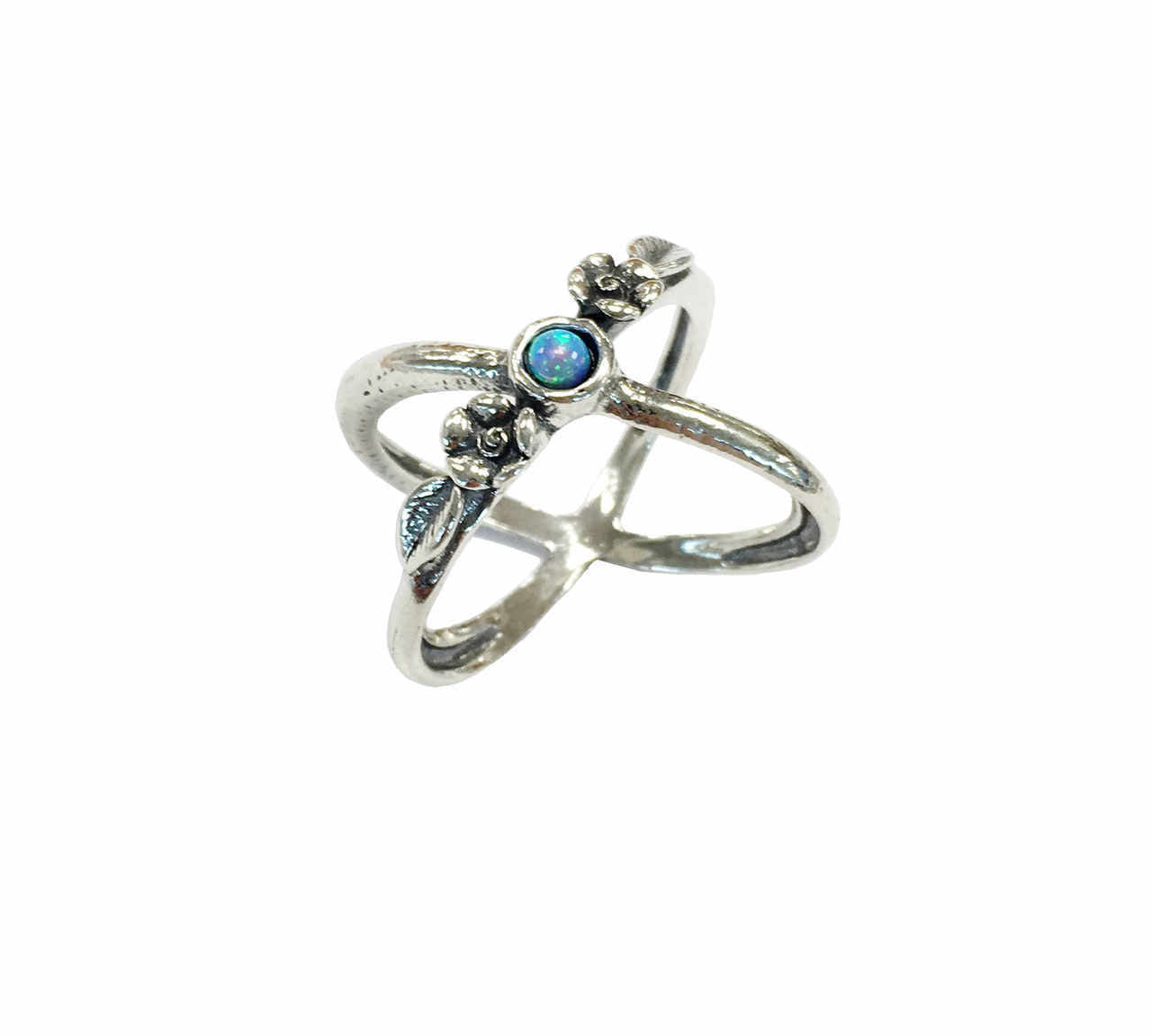 Crossover Opal Ring - The Nancy Smillie Shop - Art, Jewellery & Designer Gifts Glasgow