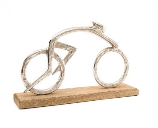Cyclist On Wood - The Nancy Smillie Shop - Art, Jewellery & Designer Gifts Glasgow