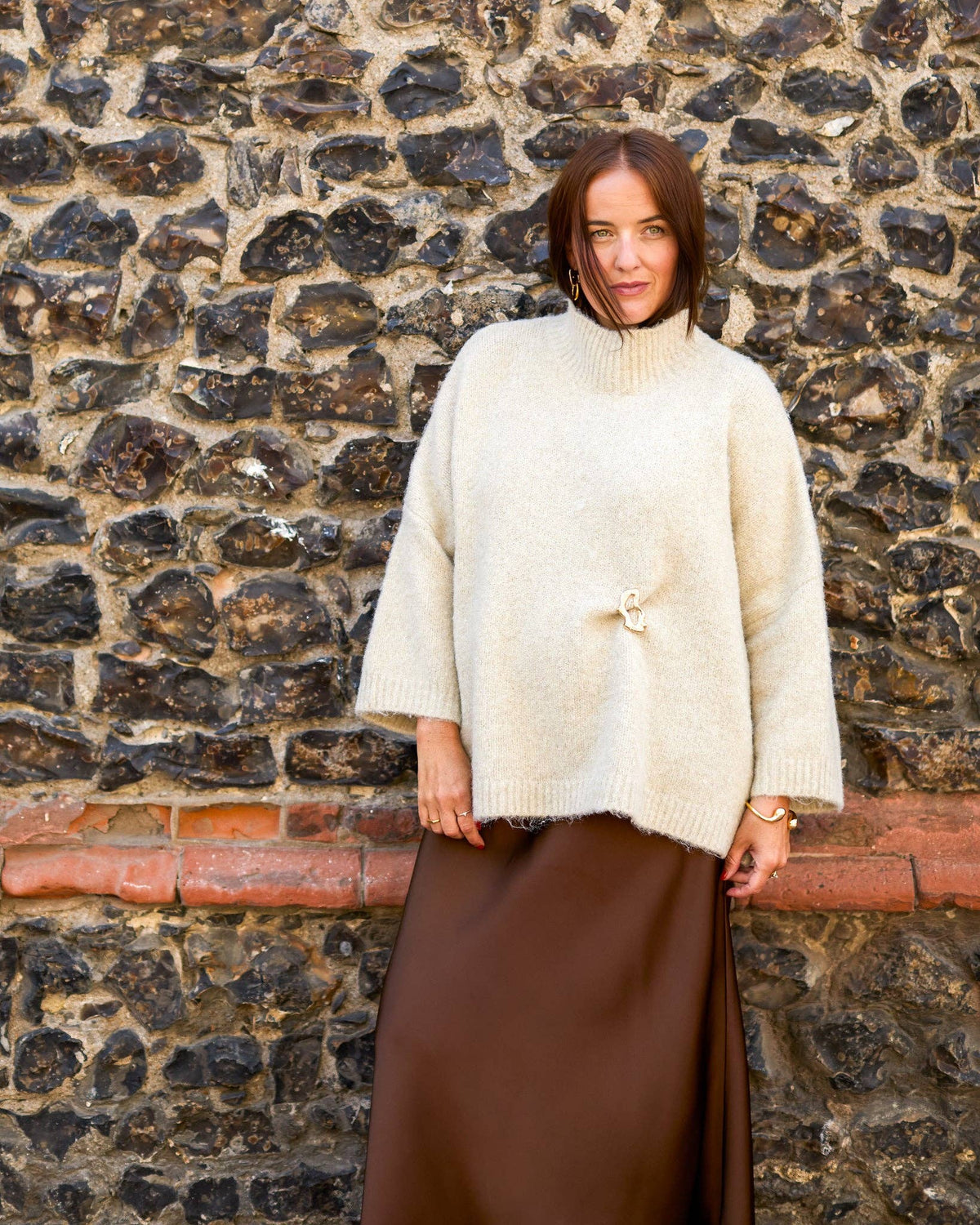 Vicki Jumper | Fluffy | Oyster