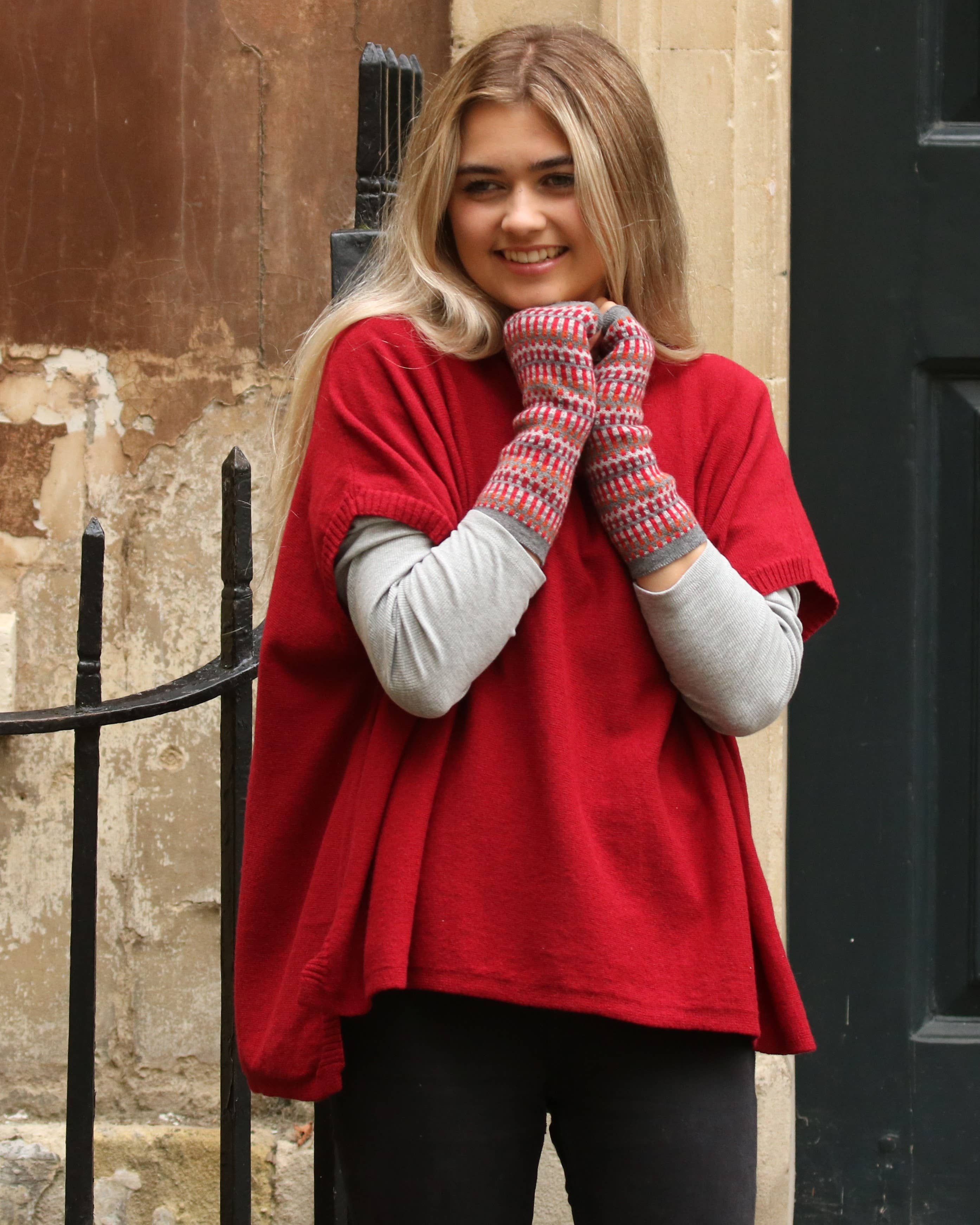 Classic Cashmere Blend Tunic: Ultraviolet