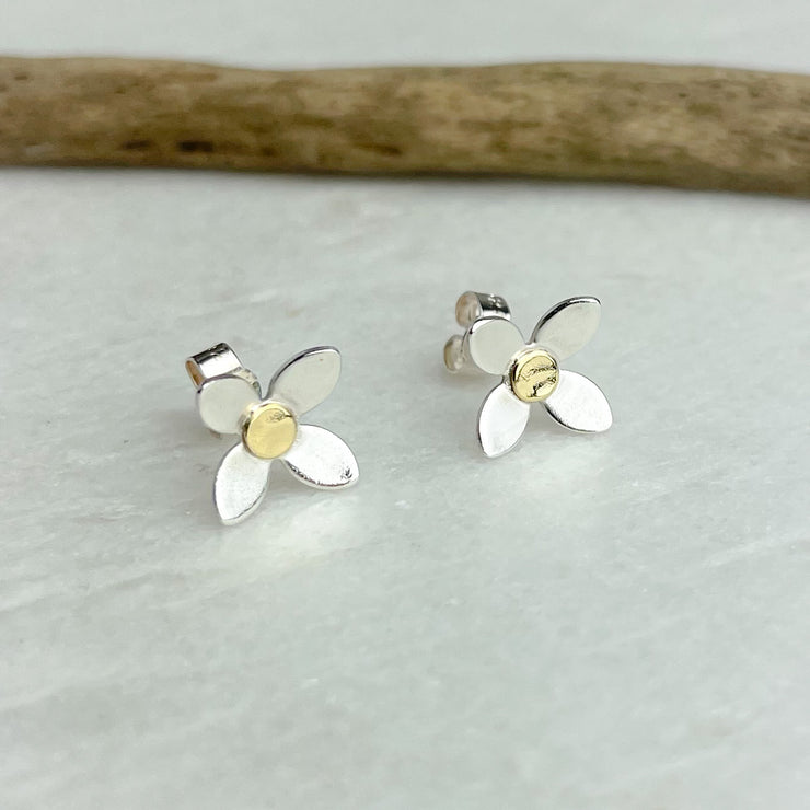 Dainty Flower Stud Earrings - The Nancy Smillie Shop - Art, Jewellery & Designer Gifts Glasgow