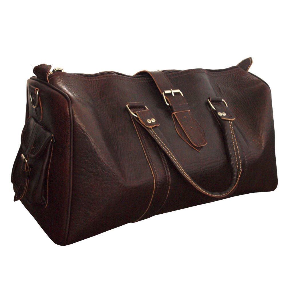 Dark Brown Rabat Weekend Bag - The Nancy Smillie Shop - Art, Jewellery & Designer Gifts Glasgow