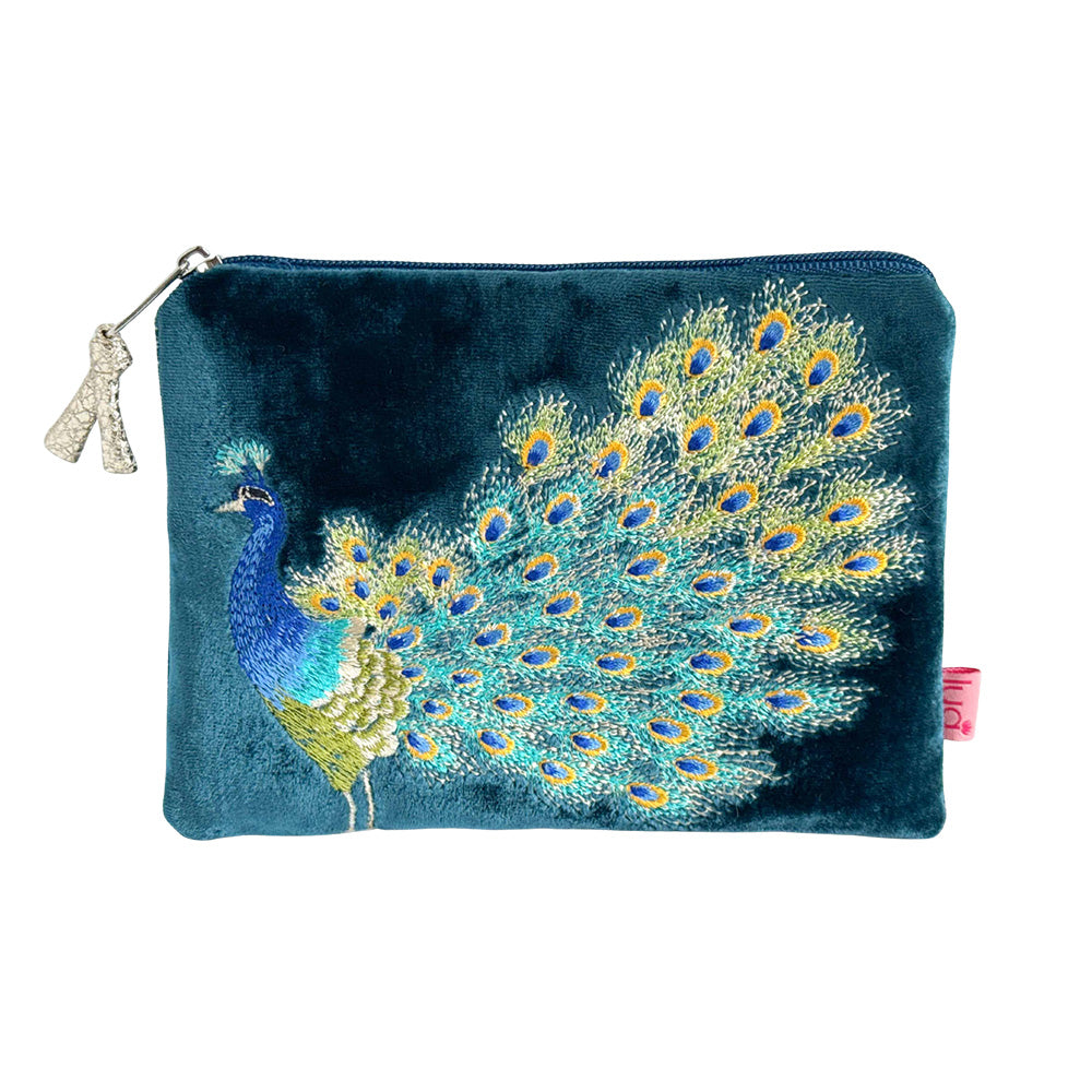 Dark Turquoise Peacock Purse - Bags & Clutches - Scotland