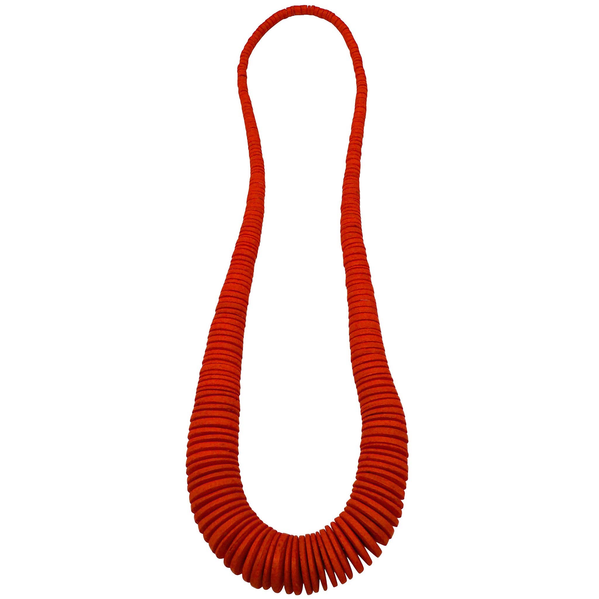 H1838 Long Graduated Coco Necklaces (x5 colours): Turquoise Blue