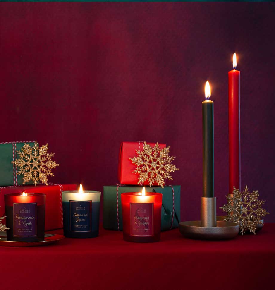 Green 8 inch Dinner Candles x 20