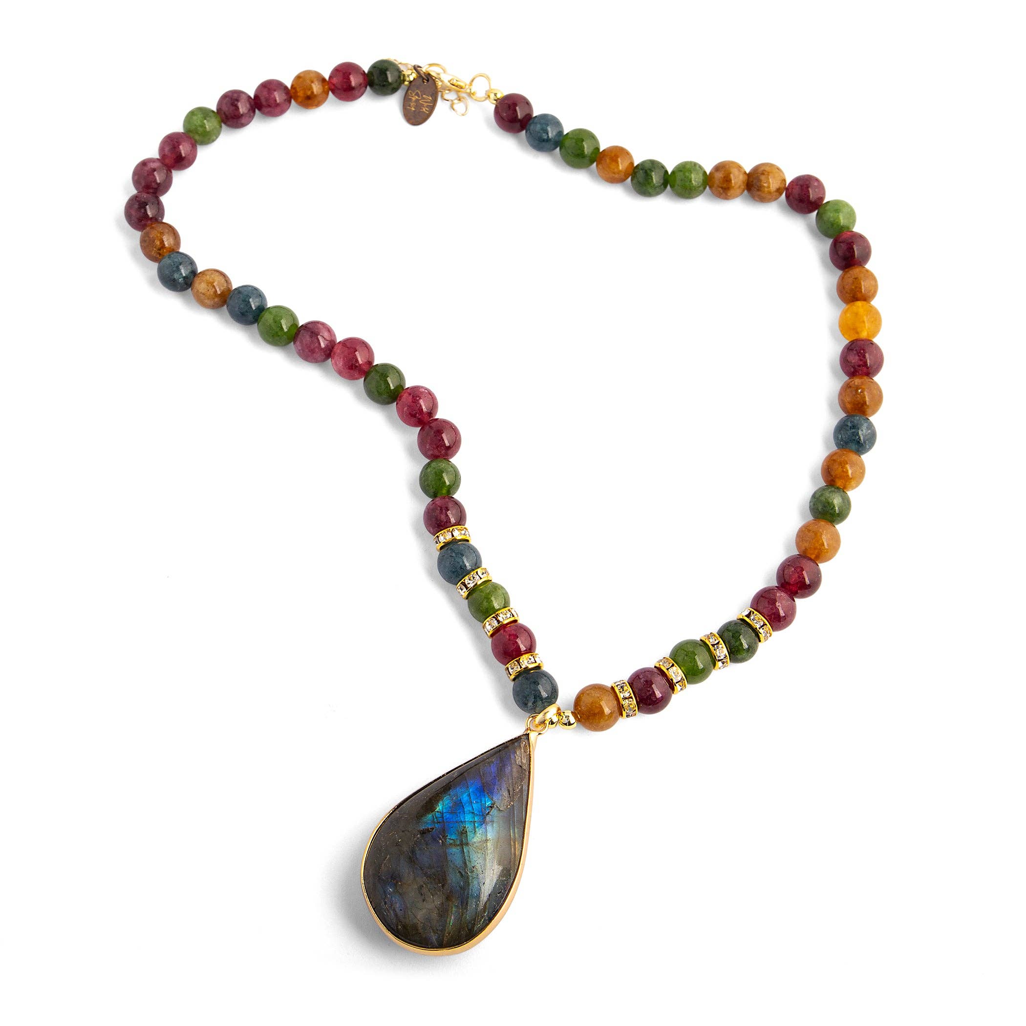 Rainforest Bloom Labradorite Necklace