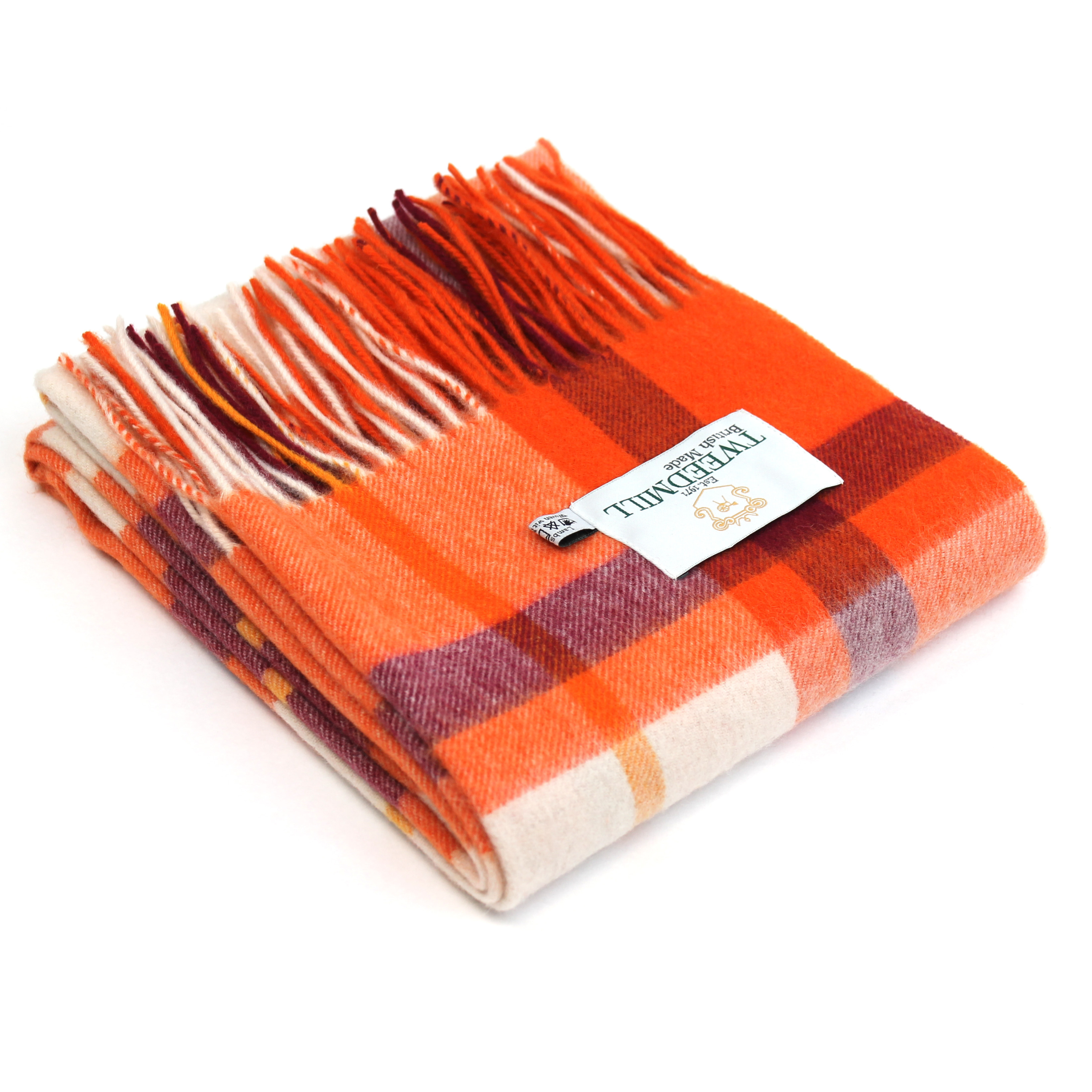 Limited Edition: Lambswool Scarf Autumn Check