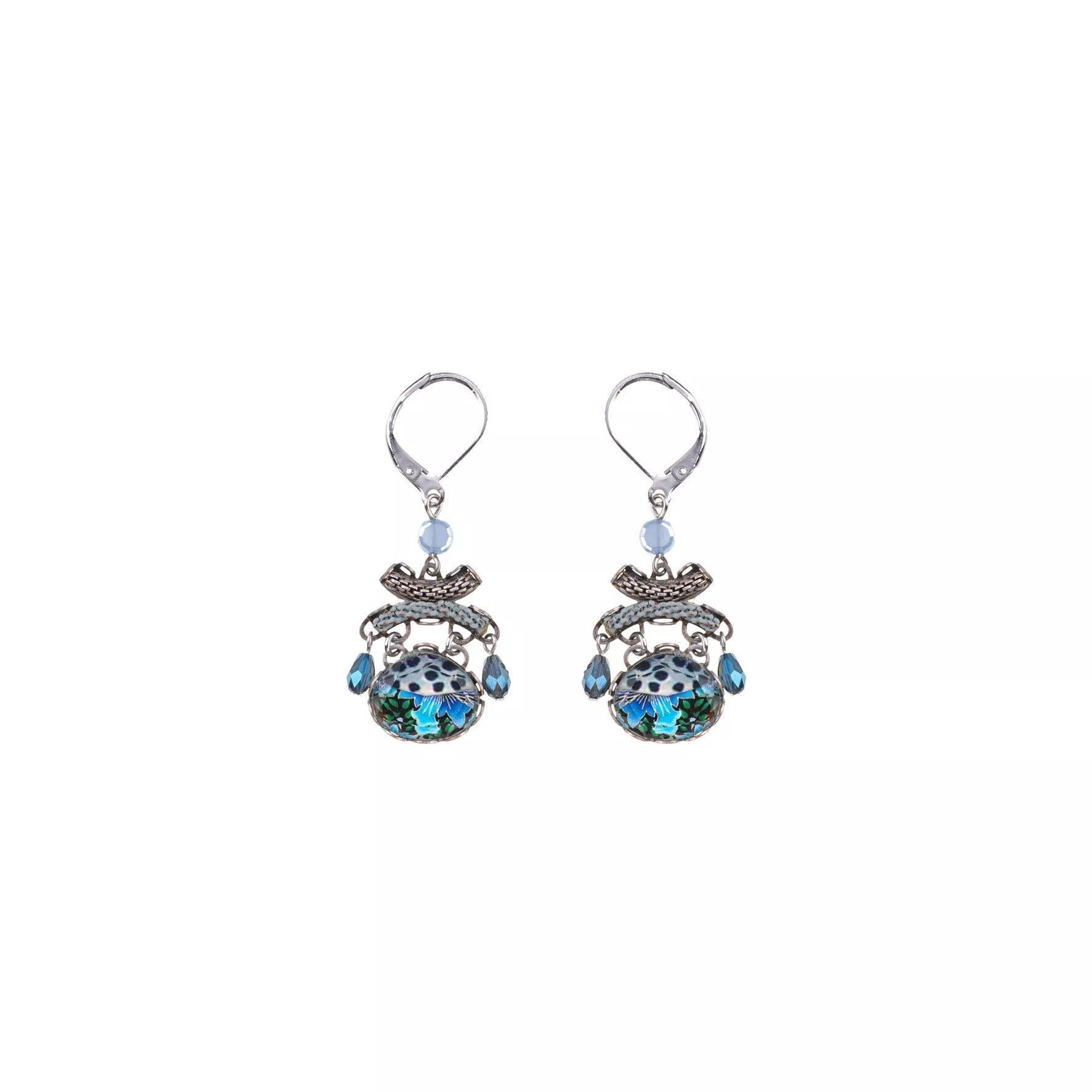 Deep Sea Cordelia Earrings - The Nancy Smillie Shop - Art, Jewellery & Designer Gifts Glasgow