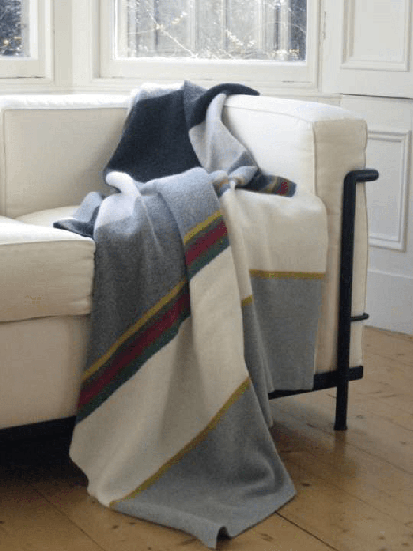 Delauney Lambswool Throw - The Nancy Smillie Shop - Art, Jewellery & Designer Gifts Glasgow