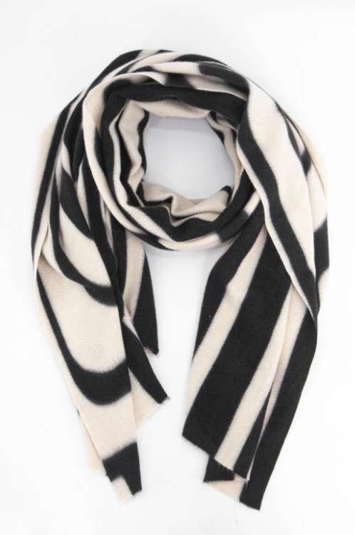 Dot Lightweight Scarf in Black Geometric Print | The Nancy Smillie Shop - Art, Jewellery & Designer Gifts Glasgow Scotland