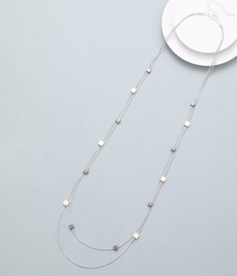 Double Strand Cube Necklace - The Nancy Smillie Shop - Art, Jewellery & Designer Gifts Glasgow
