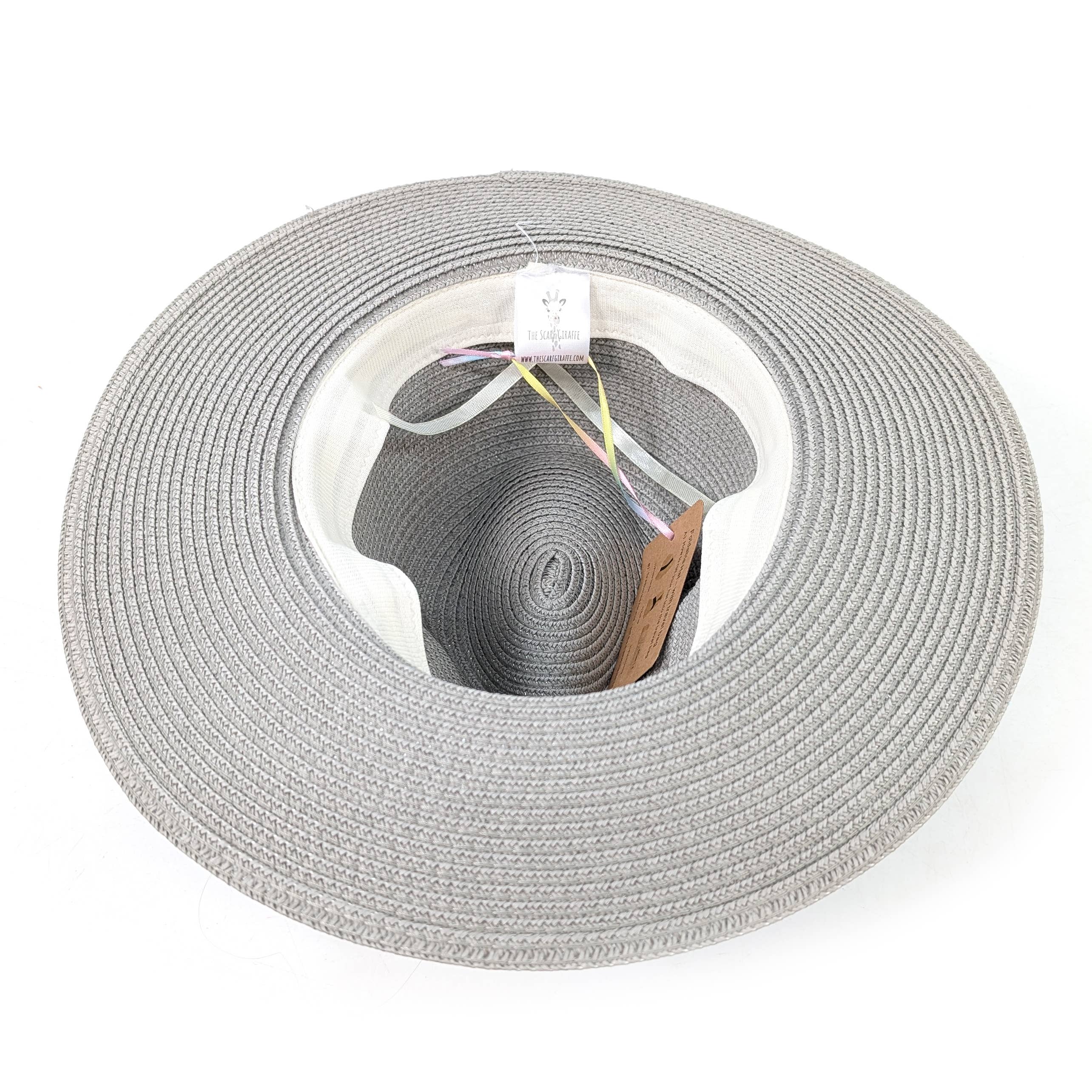 Dove Grey Panama Foldable Hat (57cm) - ALL ITEMS - Scotland