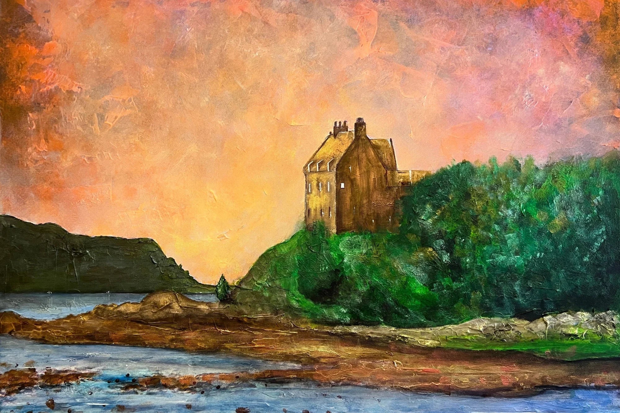 Duntrune Castle  | Statement Interior Wall Art from Scotland